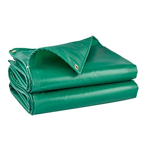 Lona para camión impermeable verde 3x3m cubierta de PVC exterior 2