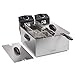 Tristar FR-6937 Freidora eléctrica doble con Capacidad 2 x 3 L, recipientes...