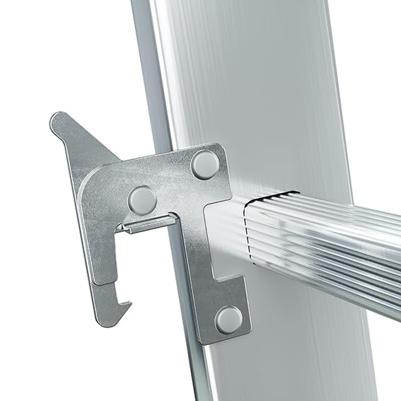 Escalera multifuncional de aluminio de 3 segmentos profesionales 7