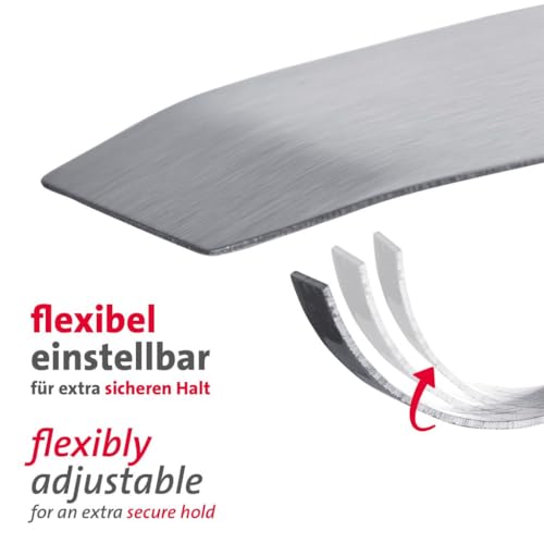 Miniatura 3 de Westmark Protecciones Dactilares Utensilio De Cocina Para Cortar Frutas Y Verduras Con Seguridad, Protector De Dedos De Acero Inoxidable, 2 Piezas