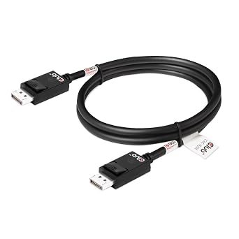 Club 3D CAC-1091 DisplayPortTM 2.1 Bi-Directional VESA DP80 Certified Cable 4K120Hz, 8K60Hz or 10K30Hz M/M 1.2m