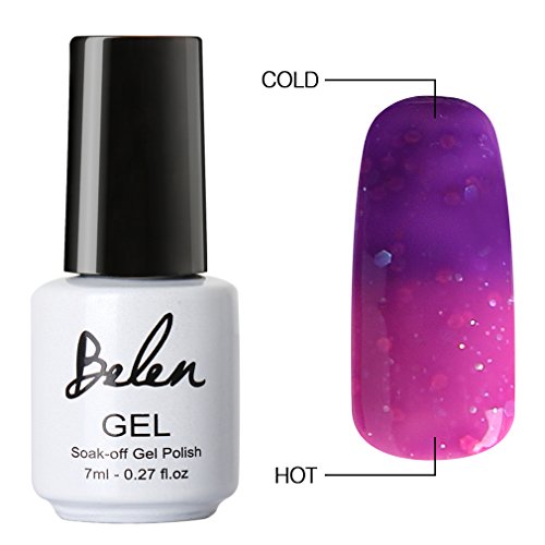 Belen Chameleon Thermal Colour Changing Gel Polish Soak Off Nail Art Manicure 9039