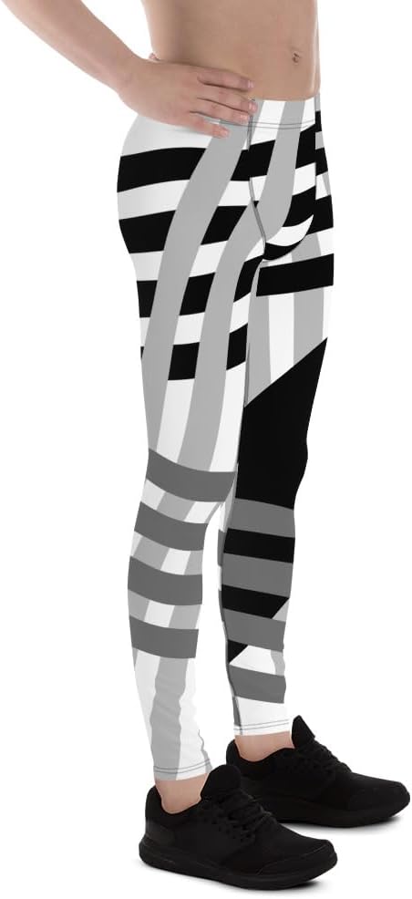 Black Artwork Activewear for Men