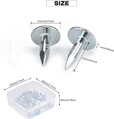 Noosverl 100 Stück Dachpappstifte/Filznägel, Nägel Dachpappe, Dachpappennägel,Nägel für dachpappe,Dachnägel für Filz für Schuppen, Nägel für Holz...