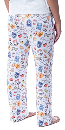 Gilmore Girls Womens' Icons Toss Print Luke's Diner Stars Hollow Pajama Pants2