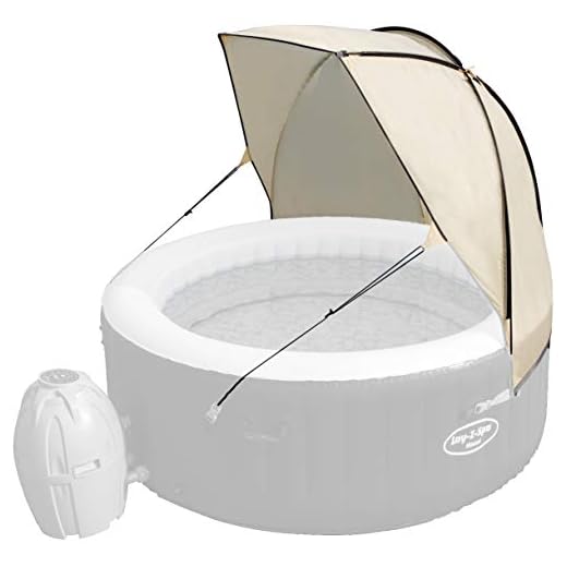 Lay-Z-Spa Canopy Hot Tub, Beige, 12 x 61 x 8 cm