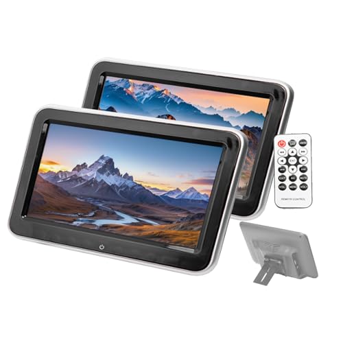 Moniteur appuie-tête voiture avec connexion intelligente USB TF et télécommande