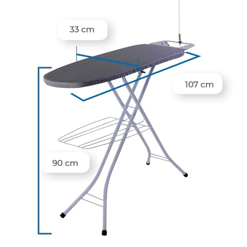 Tabua Mesa de Passar Roupa Aco Reforcada 1001 Top Plus Metalizado Metaltec