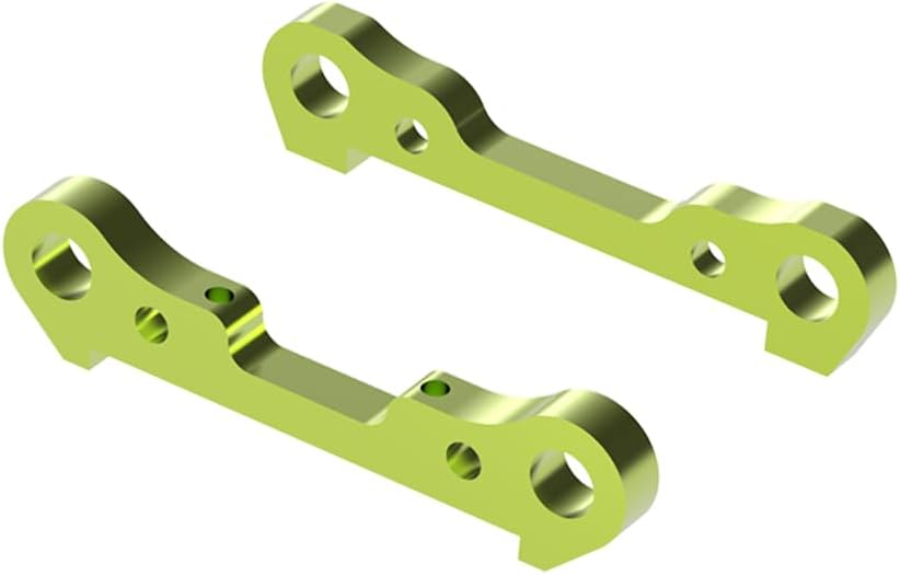AMORIL Swing Arm Fixed Block, High Strength Aluminum Alloy Easy to Install RC Front Lower Arm Fixed Block Compact Replacement for Mini 1/10 RC Car,Part Number R11024,2PC