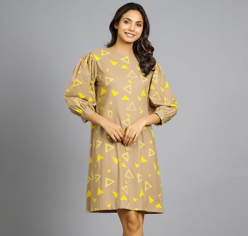 Image of Ravaiyaa - Attitude is everything Womens Soft Crepe Silk Casual Dress Summer Floral Printed Dress Ladies Tank Midi Sundress