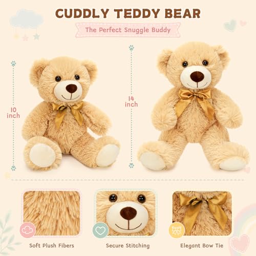 MorisMos Teddy Bears Bulk, 38Pcs 14" Stuffed Bear Plush for Baby Shower by MorisMos - Used condition - Image 3