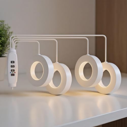 Lampe de croissance pour d'intérieur de serre et jardin à quatre têtes