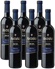 Antaño Crianza - Red Wine D.O Rioja - Pack of 6 Bottles x 750 ml