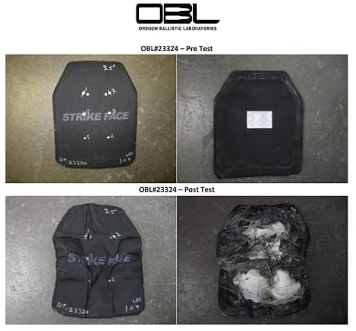 2pcs Nlj lllA Weighted Vest Plates - Body Arm¦Ïr Pr¦Ïtection LeveI 3 §£uIIetpr??f PI¦Átes -10x12x0.5 Inches - 7.5LB/Pairs - Premium Fitness & Training Equipment?