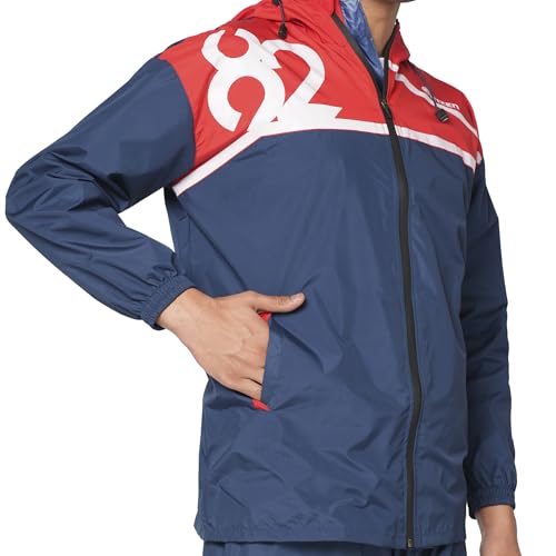 Image of Citizen Hooded Raincoat for Men Women Waterproof for Bike Riders HT Micro TPU Fabric Lightweight Stylish Sealed Hood, Large Pockets, Heavy-Duty Zippers Rainwear with Carry Pouch-CR018