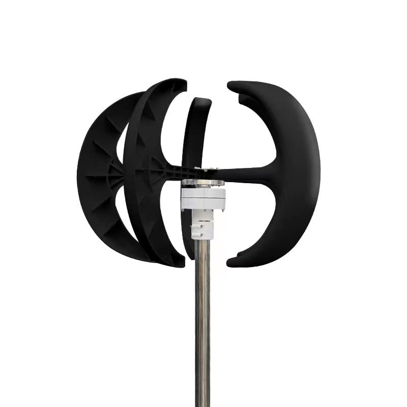 Éolienne 1000W 24V à faible bruit avec turbine verticale et contrôleur de charge MPPT