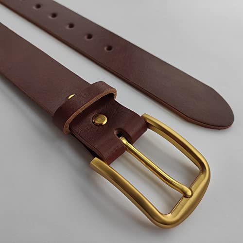 1.5 inch Men's Cowhide Leather Belt 38mm Classic2