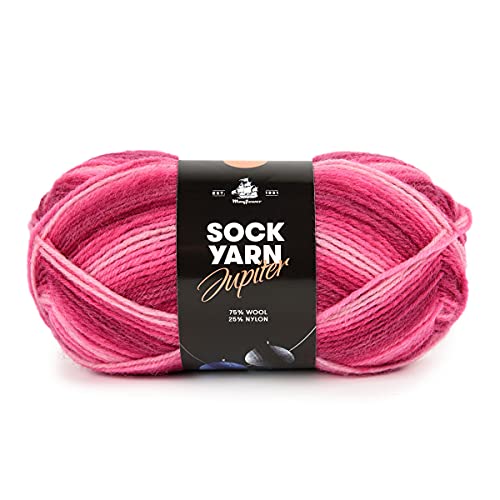 Mayflower Jupiter Sock Yarn 04, lana, rosa, taglia...