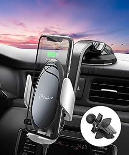 Wireless Car Charger Mount, PaiTree [Power Storage Technology] Automatic Sensor Car Phone Holder