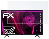 atFoliX Lámina Protectora de plástico Cristal Compatible con Xiaomi Mi TV 4A Pro 32 Inch Película...