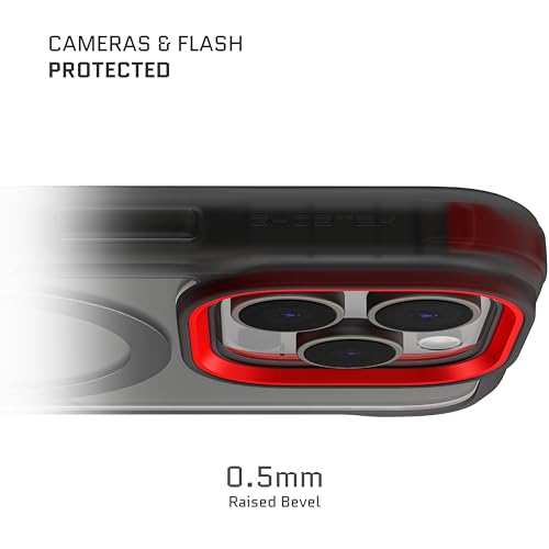 Ghostek Covert iPhone 16 Pro Max Case Clear - Compatible with Apple MagSafe, Silicone Fusion, Slim Fit Shockproof Phone Cover (6.9 Inch, Smoke) by Ghostek - Image 3