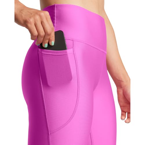 Image of Under Armour Women's HeatGear Armour High Waisted Ankle No-Slip Leggings