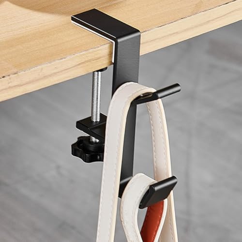 Crochets de bureau à double couche pour organiser votre table d'appoint - 5