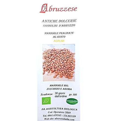 Mandorle Biologiche PRALINATE con zucchero e
