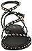 GUESS Women's YAMARA Sandal, BLACK 001, 8