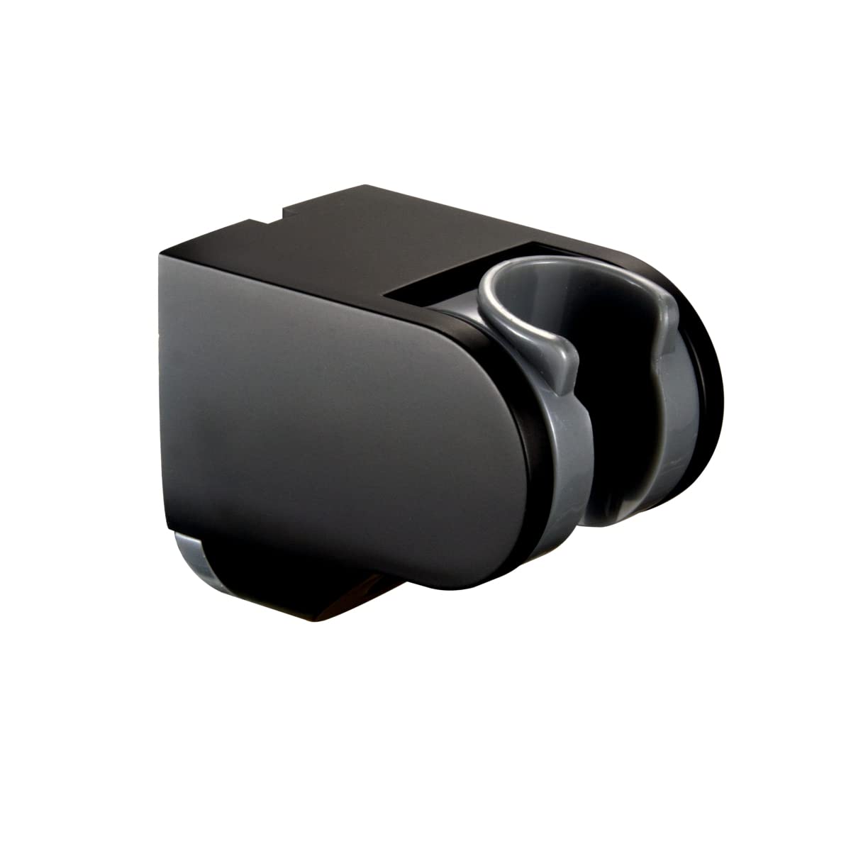 Wussh Black Adjustable Shower Head Holder Bracket Wall Mounted For Hand Showerhead And Bidet Sprayer