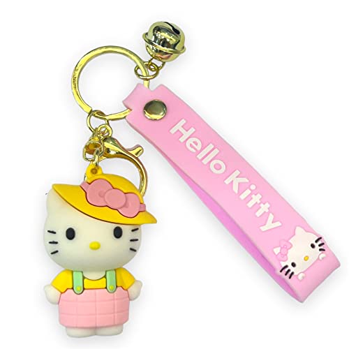 Image of AUGEN Hello Kitty Action Figure Keychain Limited Edition for Car, Decoration, Cake, Office Desk & Study Table (Pack of 1)