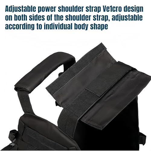 Peminkoo Tactical Vest Body Armor Hunting Plate Carrier Airsoft Accessories Military Combat Army Wargam molle (ACU) - Image 6