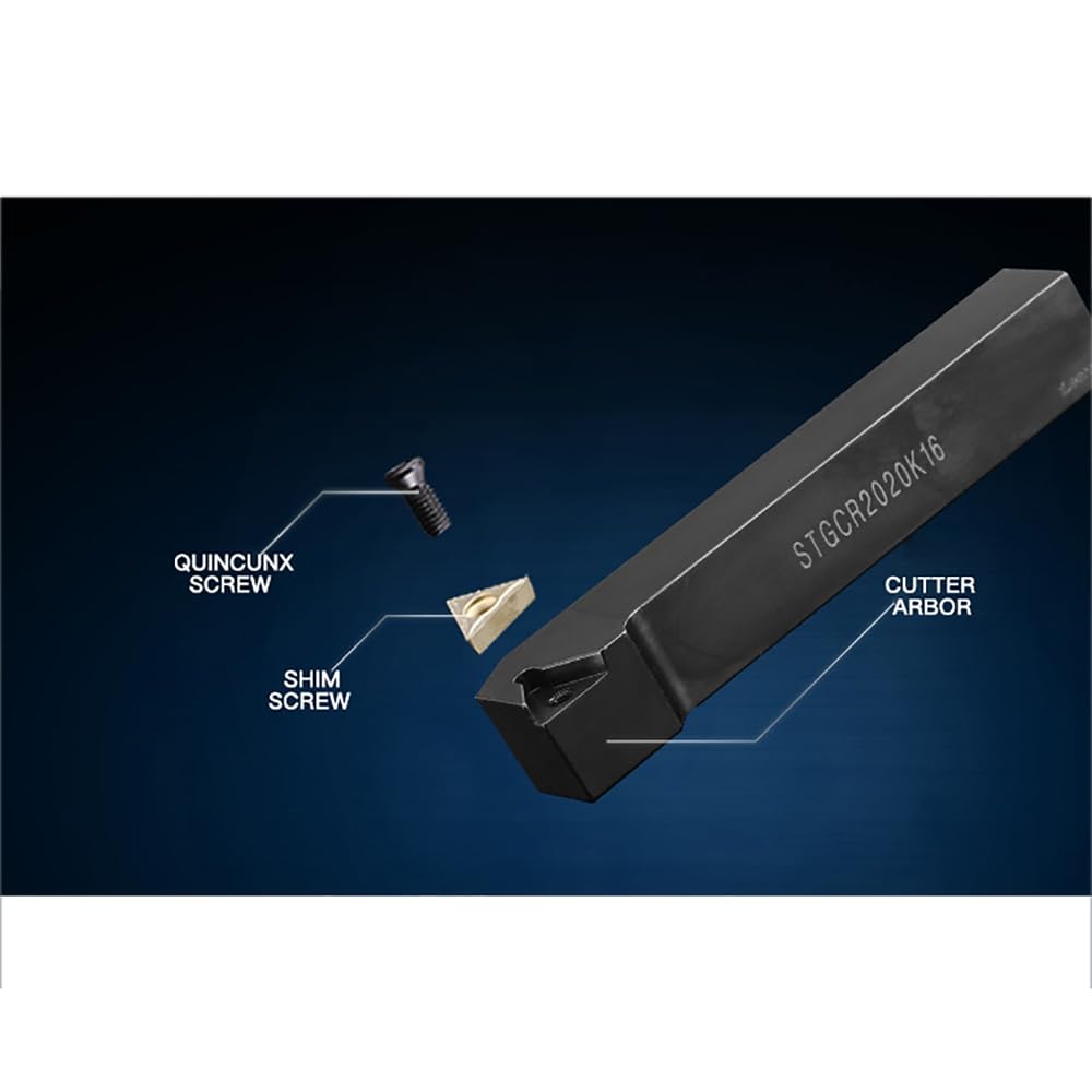 1pc STGCR1212H11 STGCL1212H11 STGCR1616H11 STGCR1616H16 STGCR2020K16 STGCR2525M16 External Turning Tool Holder(STGCL2020K16)