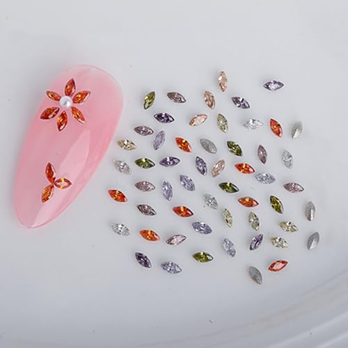 Jaliya JLA0280 200Pcs Tiny Zircon Rhinestones For Nails 3D Pointed Bottom Nail Rhinestones Nail Diamonds Colorful Nail Gems And Rhinestones thumb #5