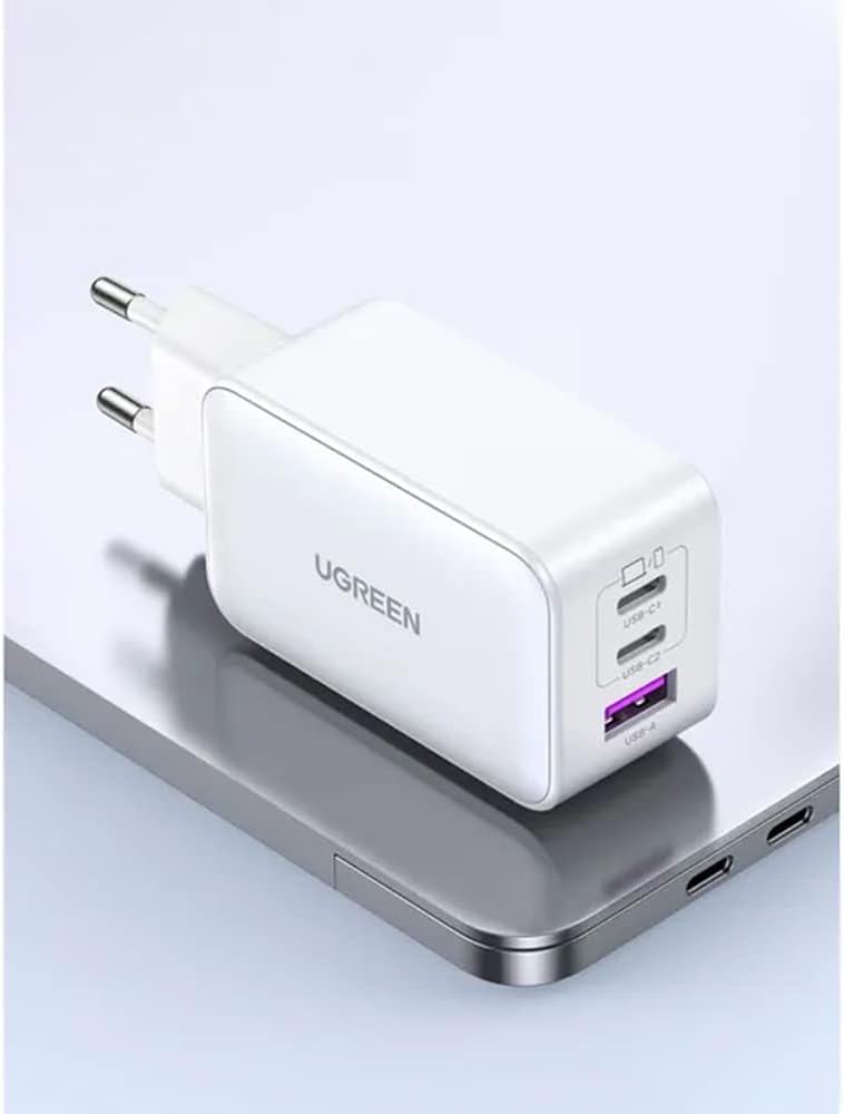 QCYDOBRASIL Carregador de Parede 65W Portas 2 USB A + 1 Porta USB Tipo C Compatível com MacBook iPhone Samsung Xiaomi Laptops e Mais QCYDOBRASIL Carregador de Parede 65W Portas 2 USB A + 1 Porta USB Tipo C Compatível com MacBook iPhone Samsung Xiaomi Laptops e Mais