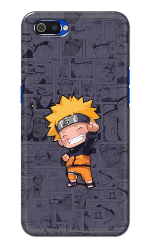Image of PRINTFIDAA Plastic Printed Hard Back Cover Case For Realme C2 | Oppo A1K Back Cover (Famous Anime Cartoon Character) -112, Multi