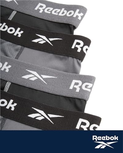 Reebok Mens Boxer Briefs - 8 Pack Stretch Performance Moisture Wicking Mens Underwear Boxers with Contour Pouch (Sizes: S-XL)3