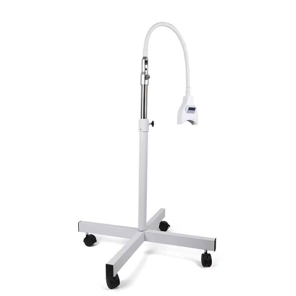 Teeth Whitening Machine Mobile LED Light Whitening Machine Accelerator Lamp Teeth Whitening Lamp w Adjustable Bleaching Time Teeth