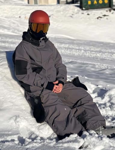 Image of GSOU SNOW Mens Womens Baggy Snowboard Jacket Hoodie Shell 20K Waterproof