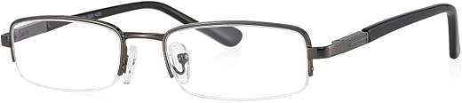 klar Eye Combo Half Rim Rectangle Reading Glasses For Men and Women Anti reflection Scratch resistant reading glasses Powe...