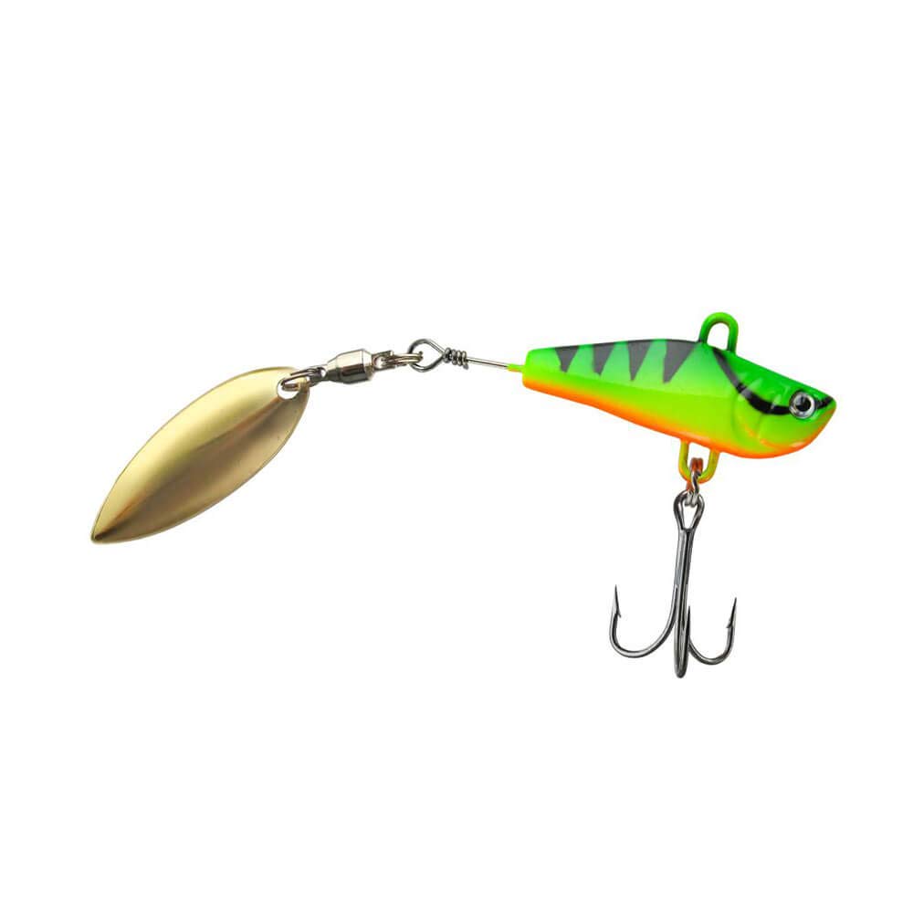 Jenzi Phant. -F Spinn. Jig 2 17G Col. 4, UV Green Tiger, standard size