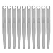 HARFINGTON 10pcs Feeler Gauge 0.05mm Thickness Gauge 65MN Steel Metric Gap Measuring Tool, Single Blade