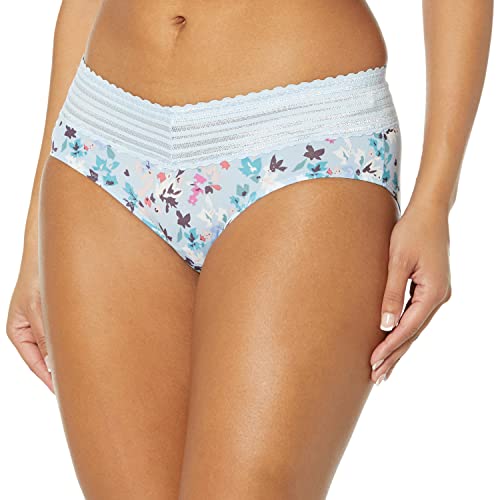 Image of Warner's Women's No Pinching No Problems Dig-free Comfort Waist With Lace Microfiber Hipster 5609j, Retired Colors