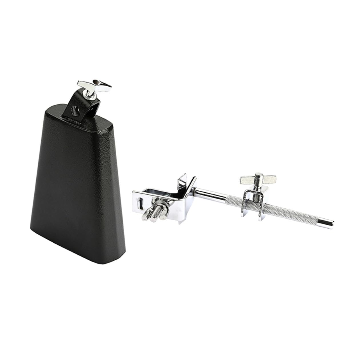 Abaodam Accesorio Especial para Batería Cencerro de Metal Resistente Diseño Profesional para Conciertos y Percusión Set de 1 Unidad para Músicos y Estudiantes
