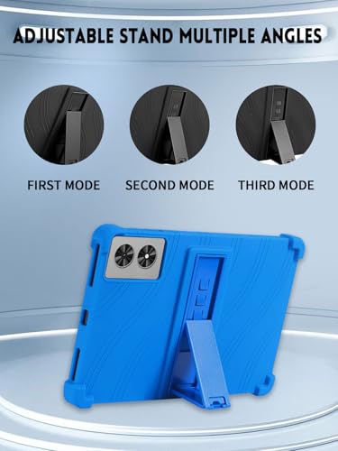 Étui silicone bleu avec support pour tablette Frameflow P11T 11" - 3