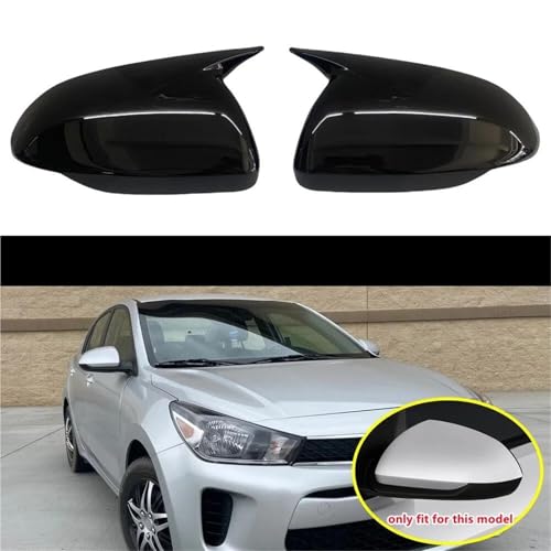 Couvercle de rétroviseur pour Kia Rio 2018-2023 masquer rayures carbone - 6