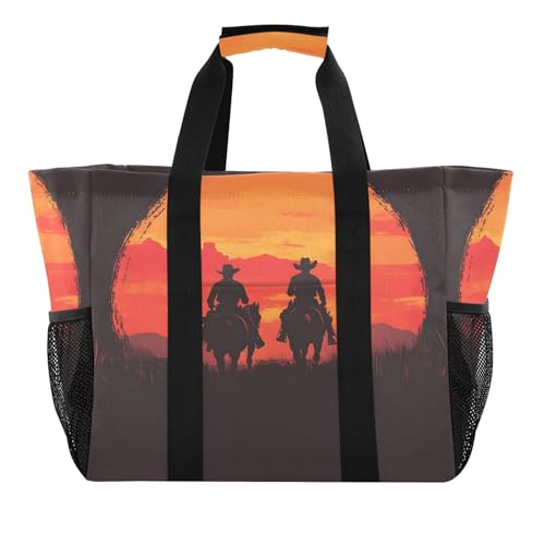 Sac de plage en toile Cowboys imperméable pour protéger vos affaires de l'eau et du sable