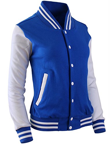 The-Tops Women's Baseball Jacket Varsity Cotton Letterman Jackets