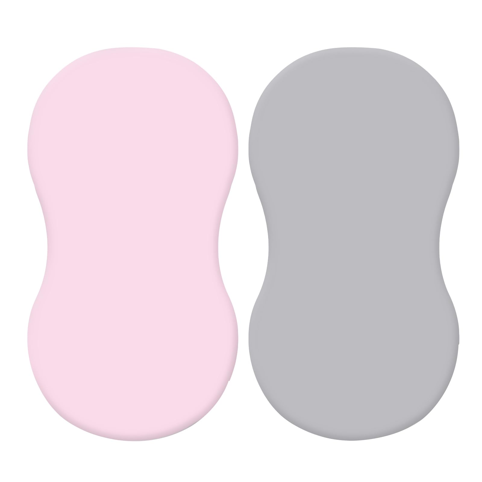 2 Pieces Soft and Comfortable Baby Bed Sheets, Breathable Mattress Cover Fitted Sheets for Bassinet Rotation Sleeper Stylish Cradles Sheet