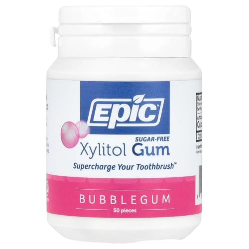 Epic Bubblegum Sugar-Free Xylitol 50 Dental Gum